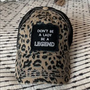 BUCKLE Leopard Print Baseball Cap
